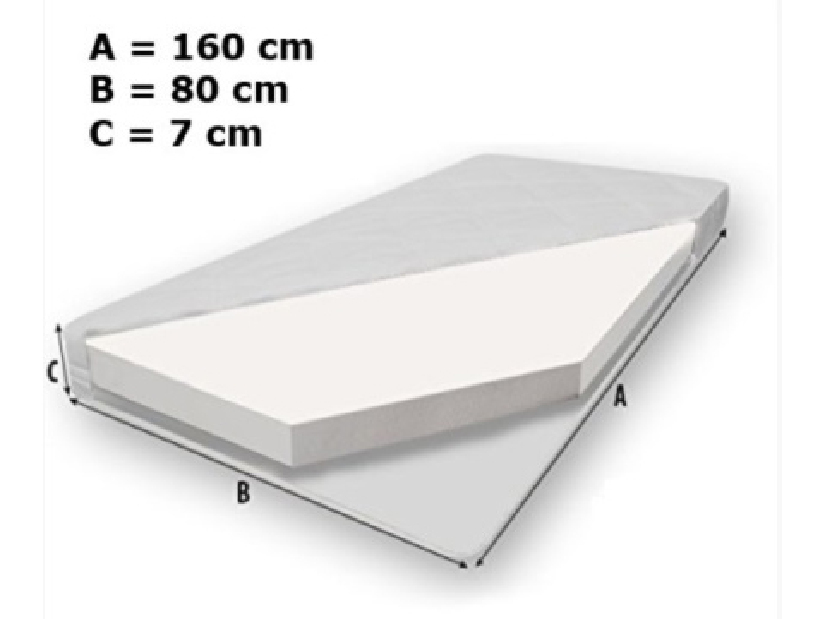 Dětská postel 160x80 cm Cassi (S roštem a matrací) (medvídek)