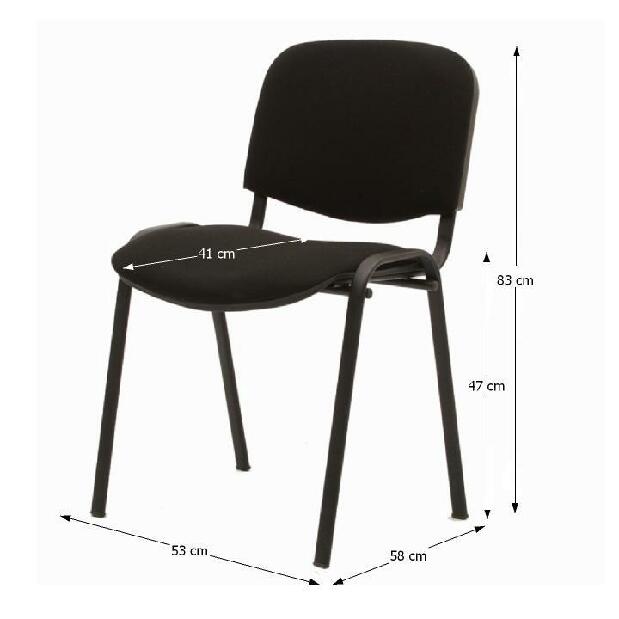 Konferenční židle Isior (černá) *výprodej