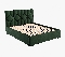 Čalouněná postel 140x200 cm Veggie 1 (zelená)