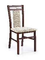 Jídelní židle Harden 8 (ořech tmavý + krémová)