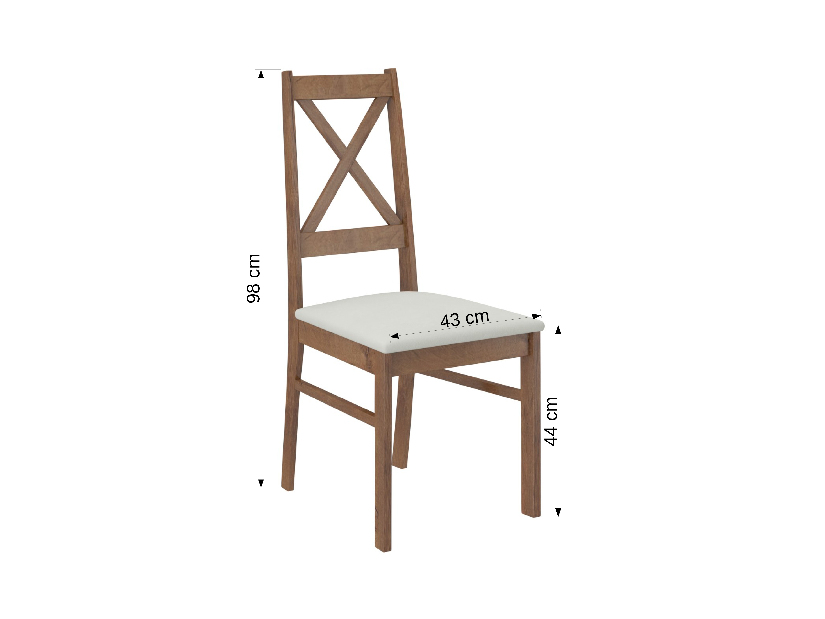 Jídelní židle Raviel38 (dub sonoma + kronos 27132)