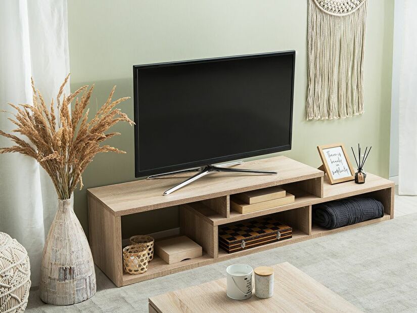 TV stolek/skříňka Levkas (světlé dřevo)