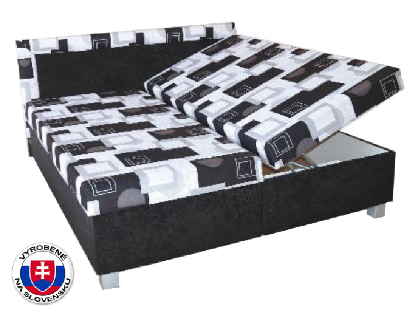 Manželská postel 160 cm Marry (se sendvičovou matrací)