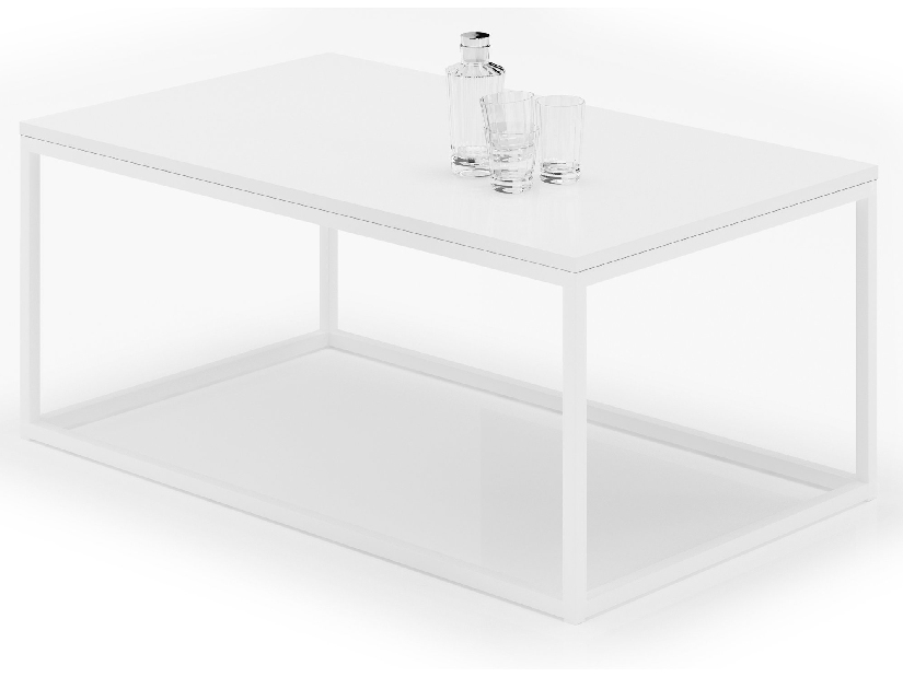 Konferenční stolek Namira (bílá + bílá)