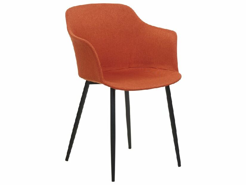 Set 2 ks jídelních židlí Eleni (oranžová)