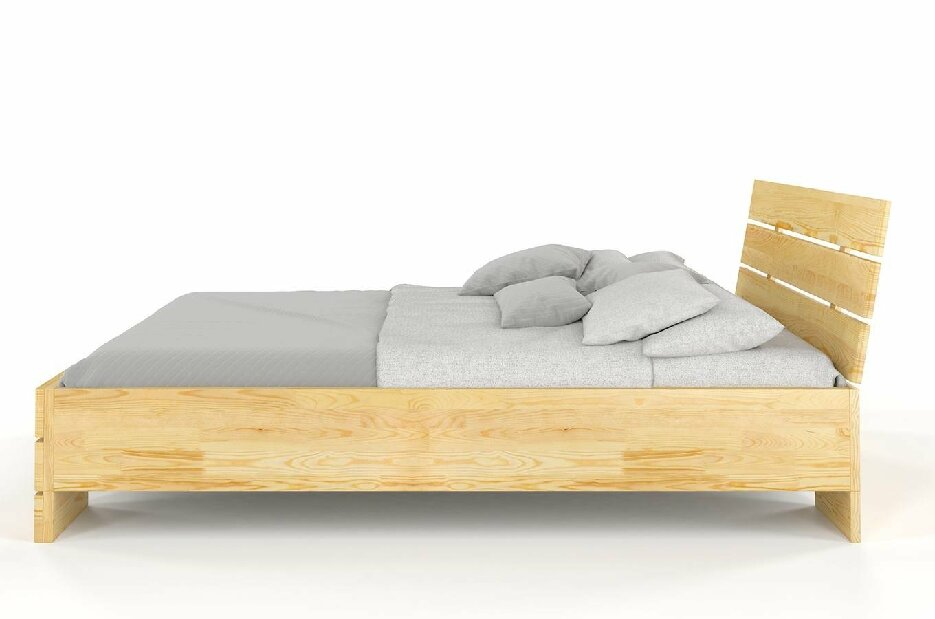Manželská postel 200 cm Naturlig Lorenskog High (borovice)