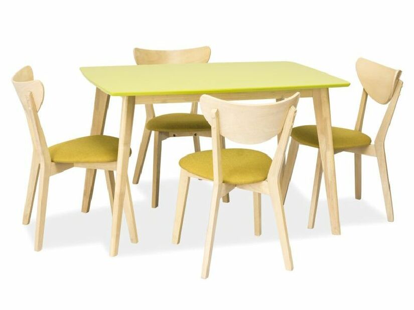 Jídelní stůl Combo (zelená) (pro 4 osoby)