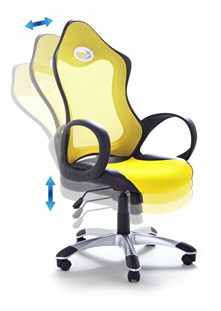 Kancelářská židle Isit (žlutá)