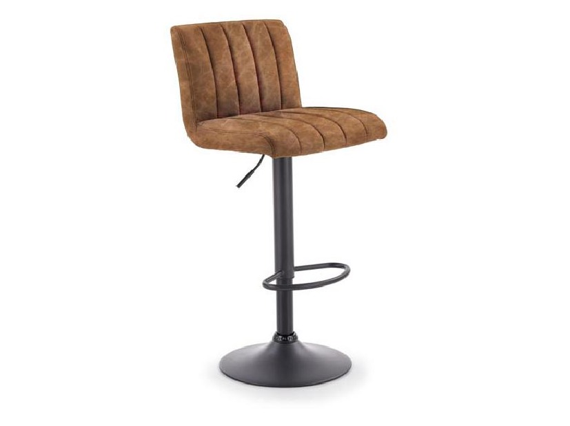 Barová židle Harriet (hnědá + černá)