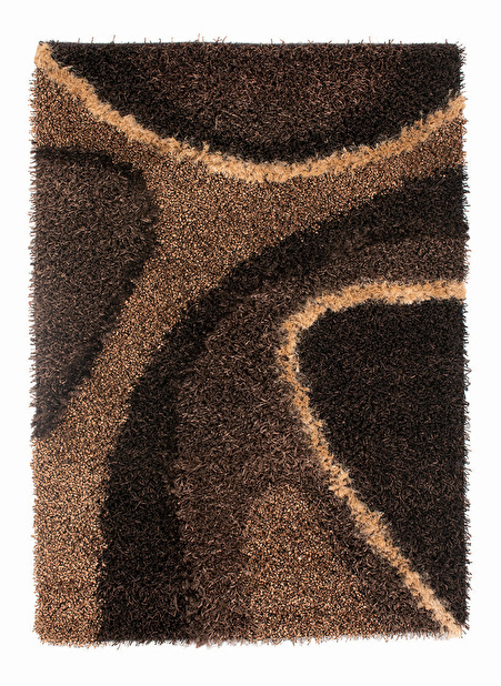 Ručně vázaný koberec Bakero Delphi Coffee brown