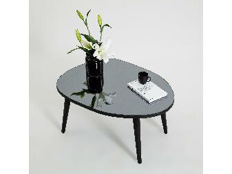 Konferenční stolek Gustavo (černá + šedá)