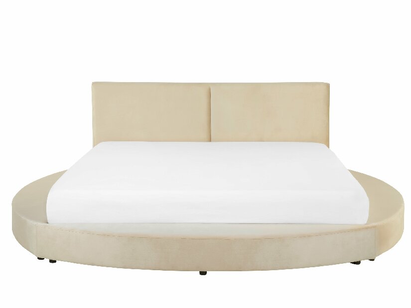 Manželská postel 180 cm LOMA (s roštem) (béžová)