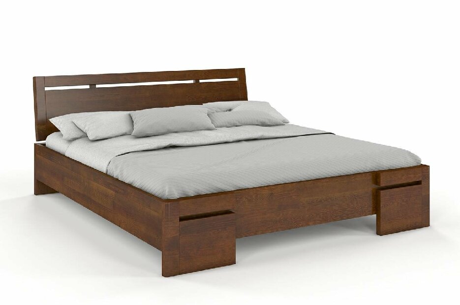 Manželská postel 160 cm Naturlig Bokeskogen High (borovice)