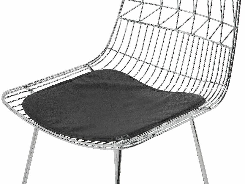 Set 2ks. barových židlí Pesto (stříbrná)