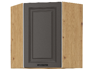 Rohová horní kuchyňská skříňka Sheila GR 58 x 58 GN 72 1F (dub artisan + grafit)