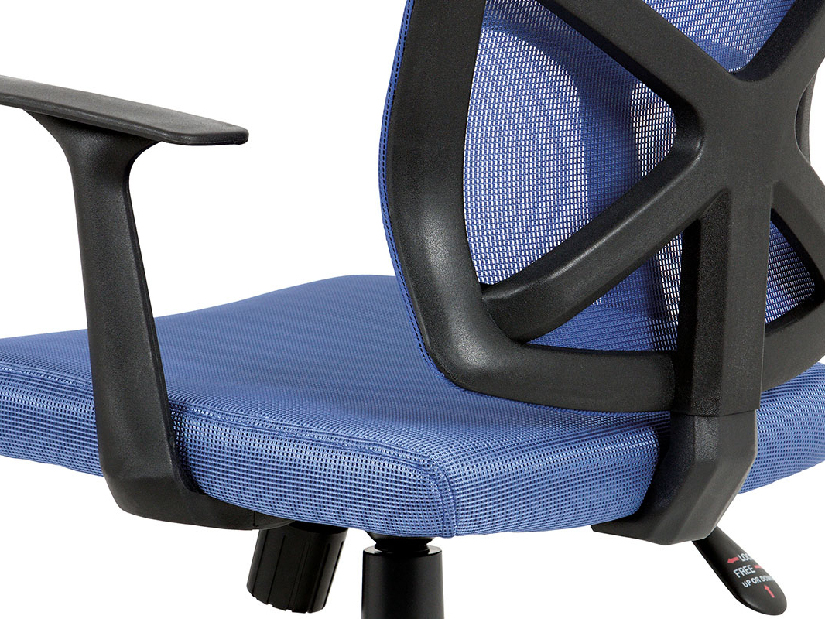 Kancelářská židle Hynna-H102-BLUE (modrá + černá)