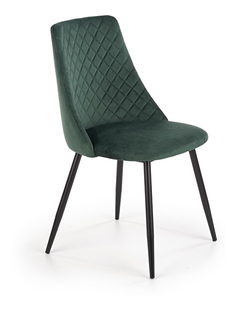Jídelní židle K405 (tmavě zelená)