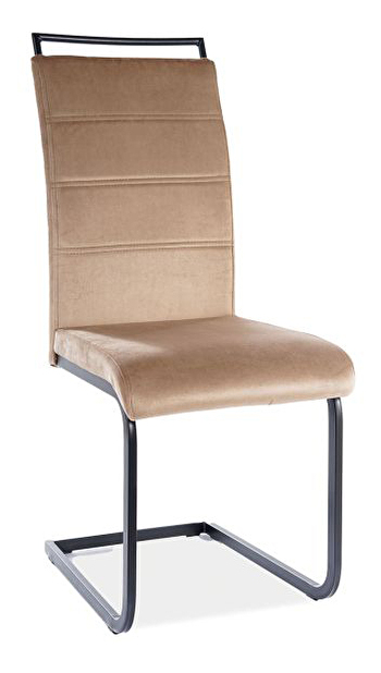 Jídelní židle Harold (béžová + černá)