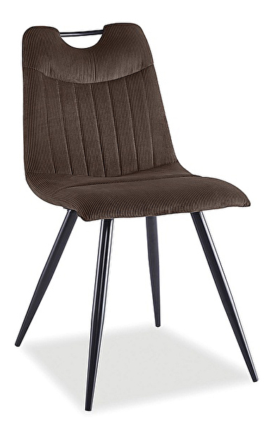 Jídelní židle Orifel (hnědá + černá)