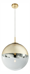 Závěsné svítidlo Varus 15858 (moderní/designové) (zlatá + průhledná)