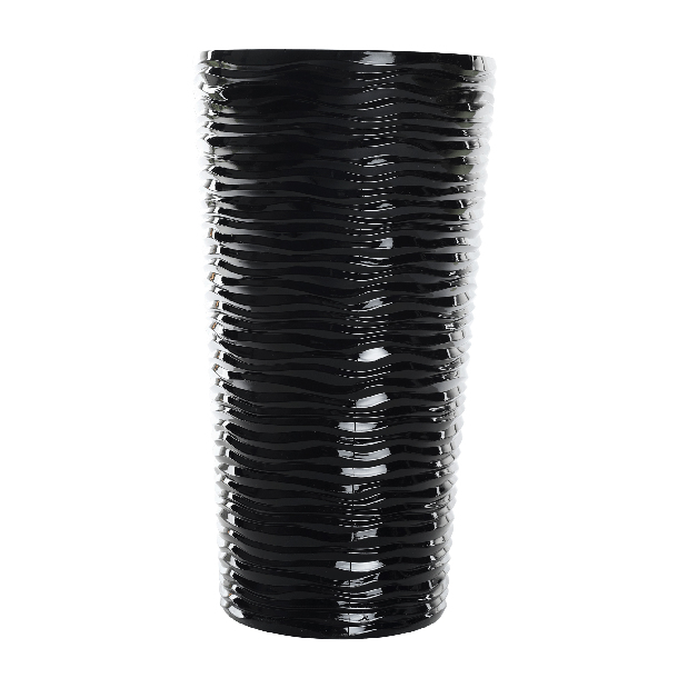 Plastový květináč Krumplex (černá)