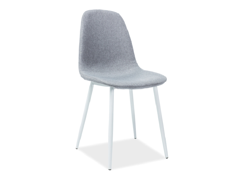 Jídelní židle Fannie (šedá + bílá)