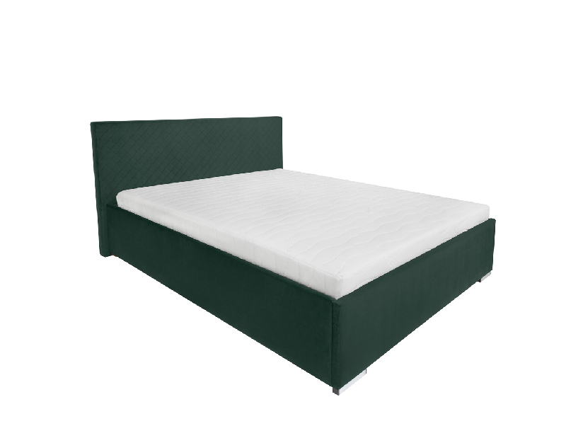 Manželská postel 160 cm BRW Syntia II (zelená)