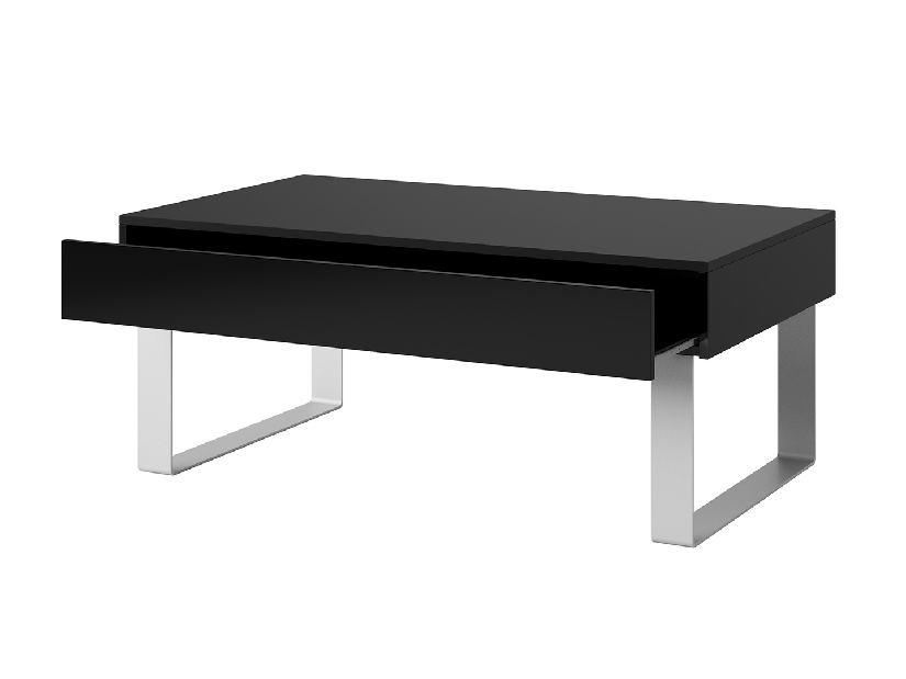 Konferenční stolek Calabria VS (černá matná + lesk černý)
