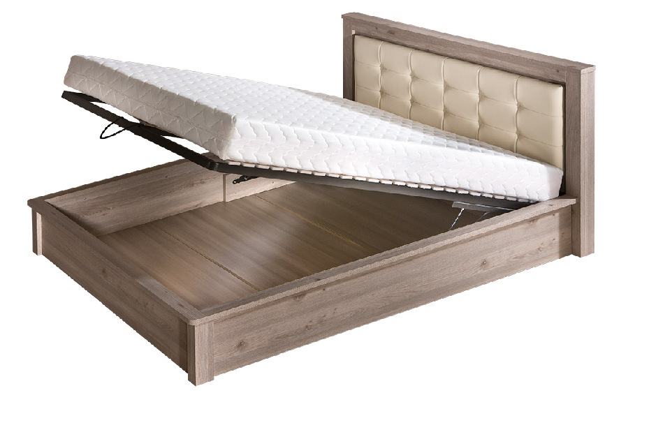 Manželská postel 160 cm Veris V12 (s roštem a úl. prostorem)