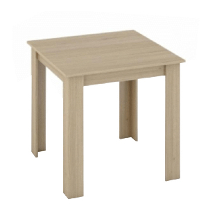 Jídelní stůl Plat (čtverec) (pro 4 osoby) (dub sonoma)