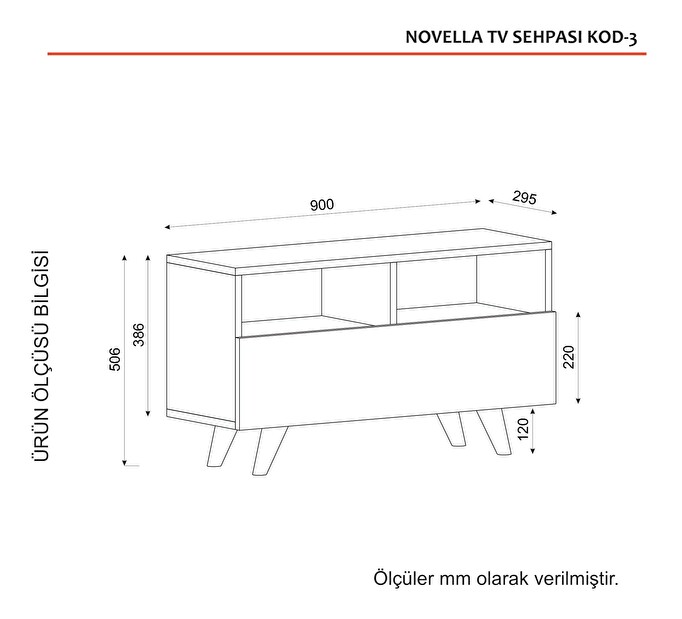 TV stolek/skříňka Noterdame K3 (Bílá + Ořech)