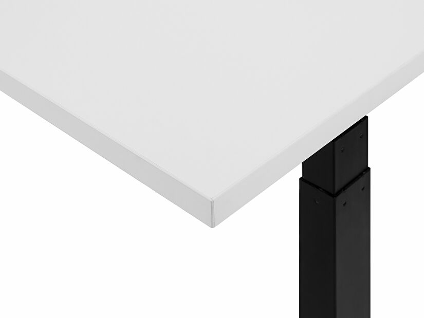 Psací stůl UPPER II (180 x 80 cm) (MDF) (bílá) (manuálně nastavitelný)