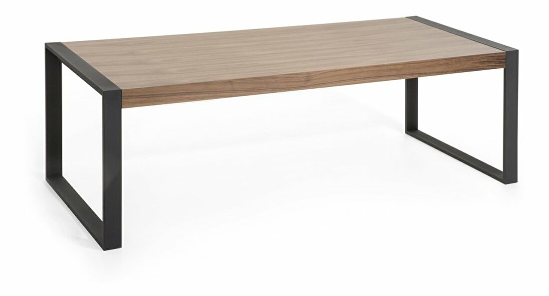 Jídelní stůl Post (pro 8 osob) (tmavé dřevo)