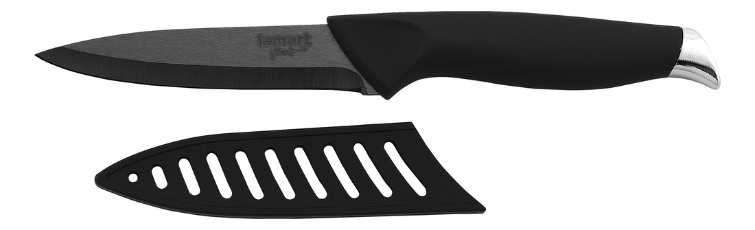 Kuchyňský nůž Lamart 10cm (černá)