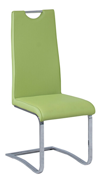 Jídelní židle Decodom Eugen (zelená koženka)
