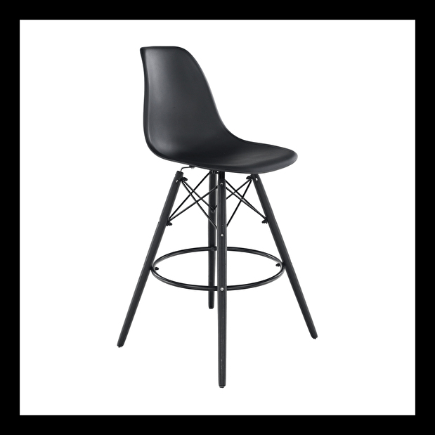 Barová židle Canys (černá) *výprodej 