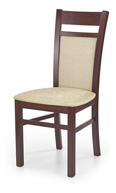 Jídelní židle Gerard 2 (třešeň antická II + béžová)