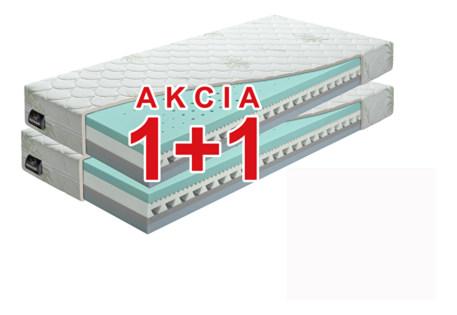 Pěnová matrace Benab Omega Flex Duo 200x80 cm (T3/T4) *AKCE 1+1 * výprodej