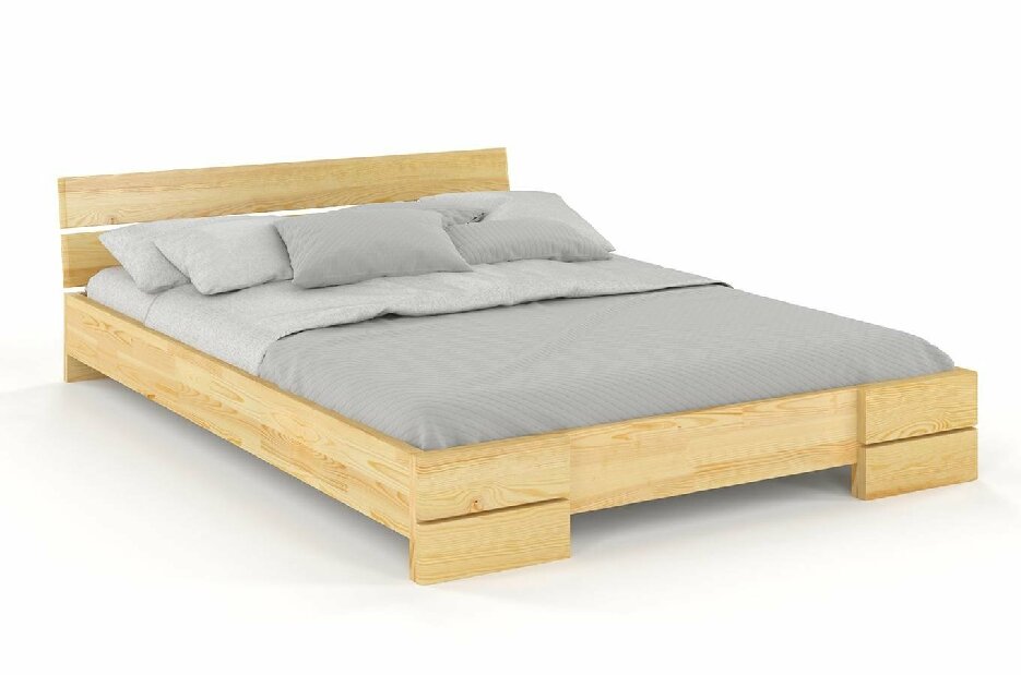 Manželská postel 180 cm Naturlig Lorenskog (borovice)