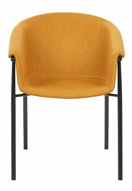 Set 2 ks jídelních židlí Anja (oranžová)