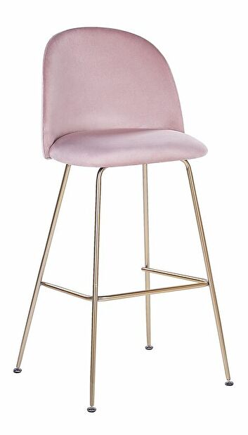 Set 2 ks. barových židlí ARCAL (růžová)