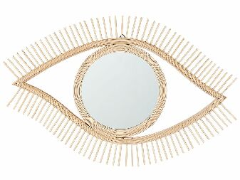 Nástěnné zrcadlo Solange (světlé dřevo)
