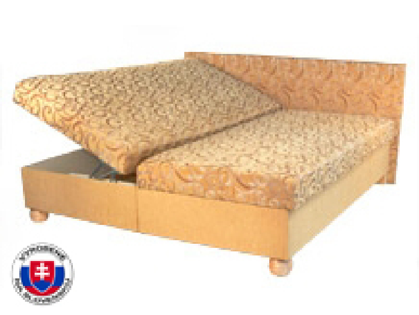 Manželská postel 180 cm Tamara (se sendvičovou matrací)