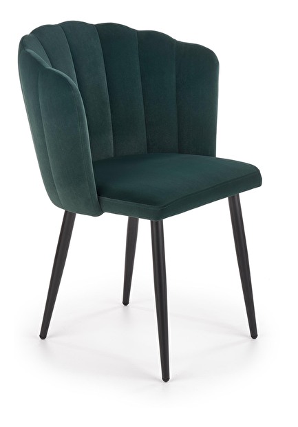Jídelní židle Krag (tmavě zelená)