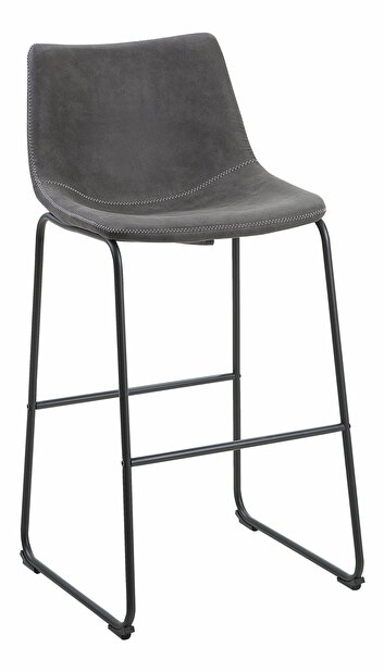 Set 2ks. barových židlí Franklin (šedá)
