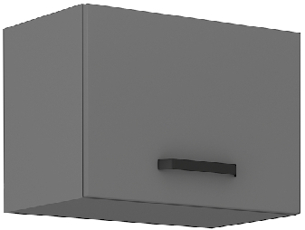 Horní kuchyňská skříňka Nesia 50 GU-36 1F (Antracit)