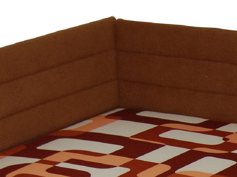 Jednolůžková postel (válenda) 110 cm BRW Elize hnědá (L) (s roštem a matrací)