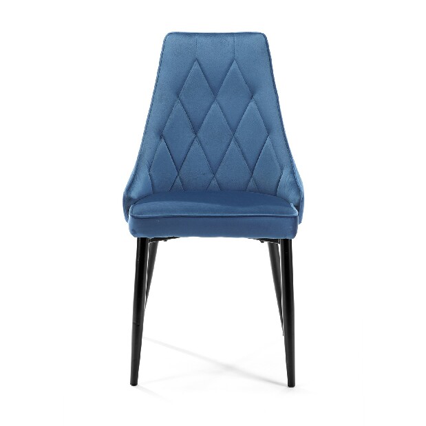 Jídelní židle Selvaraj (tmavě modrá) (4ks)