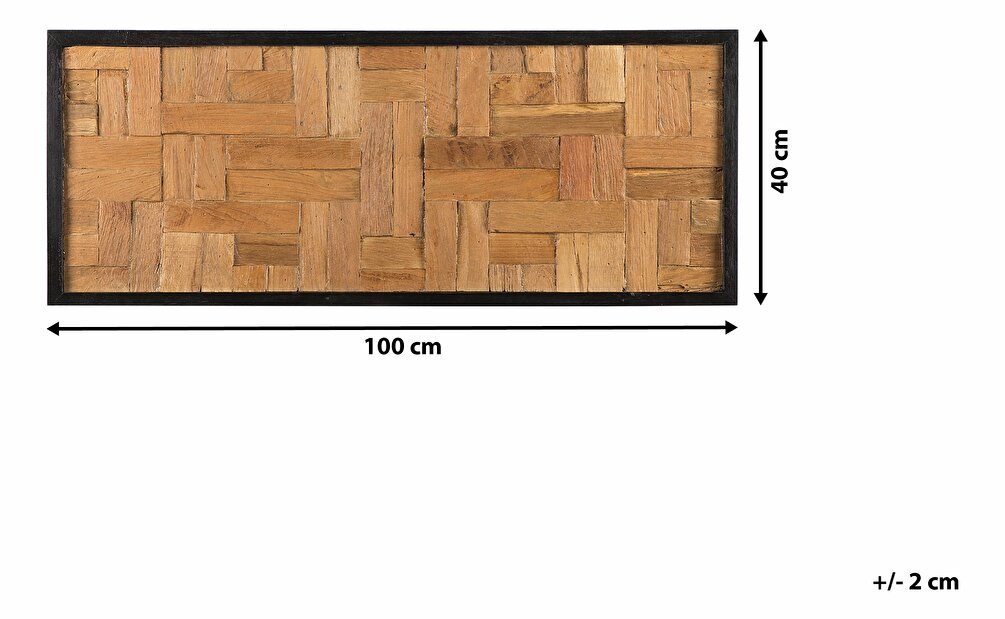 Nástěnná dekorace Toruka (světlé dřevo)