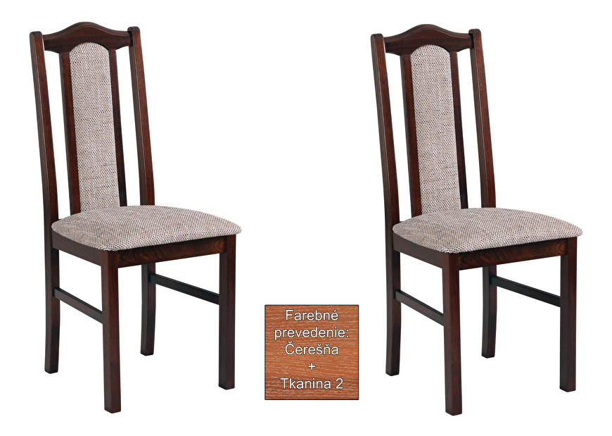 Set 2 ks. Jídelní židle Astra (ořech + tkanina 2) * výprodej